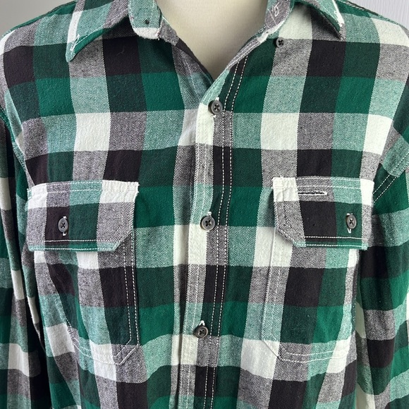 Faded Glory button-down flannel - Picture 2 of 13